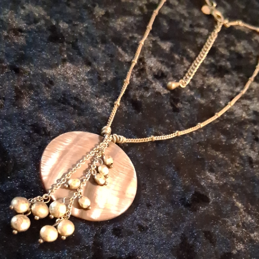 Lia Sophia Gold Necklace with Elegant Pendants